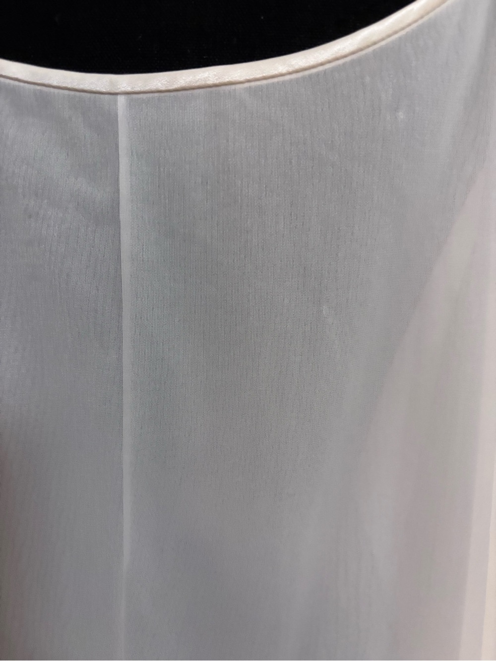 Vtg 50s 60s Vanity Fair White Sheer Babydoll Dress / Nightgown / Negligee -Large - Picture 13 of 16
